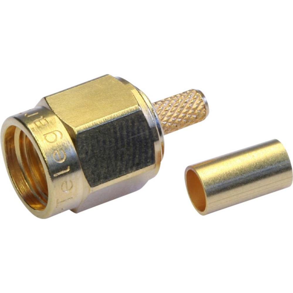 Telegärtner SMA-Kabelstecker Crimp G08 löt/crimp, C0114, G08 (RD-316), Gold (Standard), Elektronikkabel + Stecker, Gold