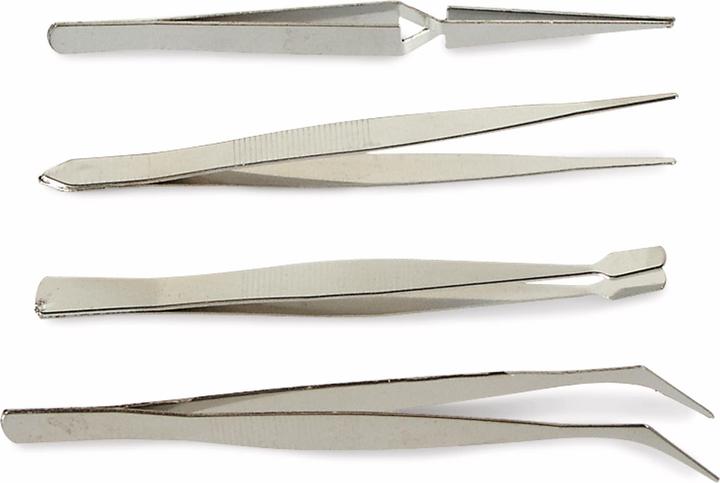 Produktbild BGS Pinzetten-Satz 105 - 120 mm 4-tlg.