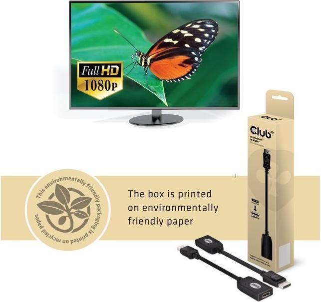 Produktbild Club 3D DP zu (HDMI, 15 cm)