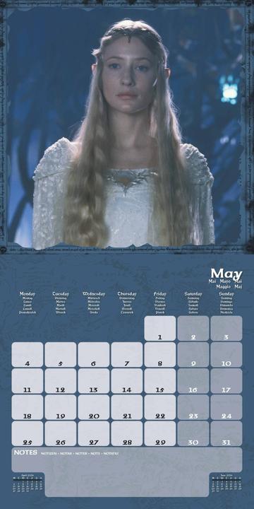 Image du produit Pyramid The Lord of the Rings Square Calendar 2026 30x30 (Spécial)