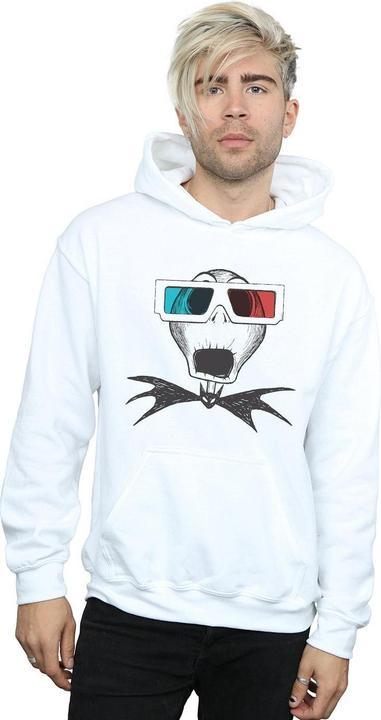Image du produit Disney - Sweat à capuche NIGHTMARE BEFORE CHRISTMAS JACK SKELLINGTON 3D GLASSES - Homme (4XL)
