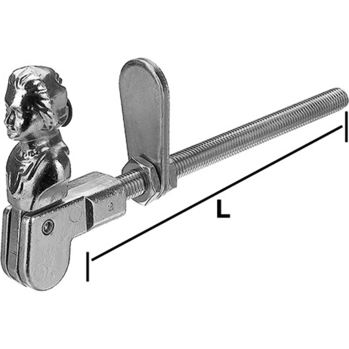 Saner, Türbeschlag + Scharnier, Jalousie-Rückhalter, verstellbar