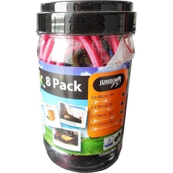 Jumbo Bagagestropper saet med 8 stk (0378417)