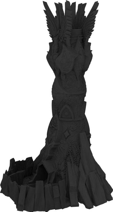 Produktbild Feldherr Fates End Würfelturm HeavenHell schwarz, 3D-gedruckt, modular (Kunststoff)