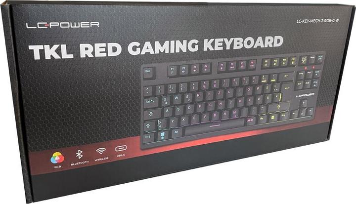Actual product image LC-Power LC-KEY-MECH-2-RGB-C-W (DE, Cable, Wireless)