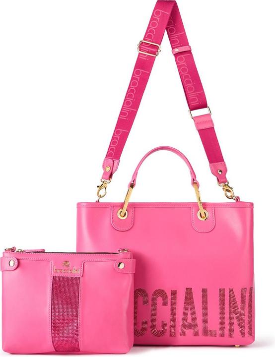 Actual product image Braccialini Damen Handtasche - Modell Amelia Lux - Textil & Polyester - 37.0 X 27.5 X 15.0 Cm