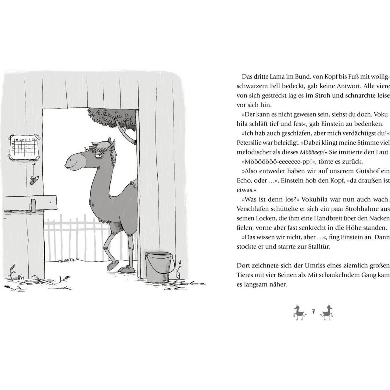 Thumbnail - Die Lama-Gang. Mit Herz & Spucke 2: Auf Wolle 7, Kinderbücher von Heike Eva Schmidt, Nikolai Renger