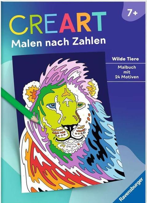 Ravensburger CreArt Malen nach Zahlen Wilde Tiere