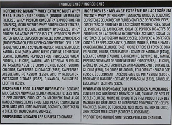 Produktbild Mutant Whey Protein (Vanille, 1 x, 2268 g)