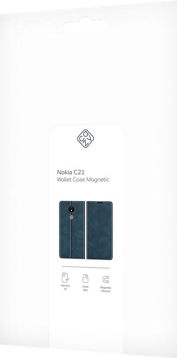 Produktbild Cazy Book Case Kompatibel mit Nokia C21 - Hülle klappbar Magnetisch Kunstleder - (Nokia C21)