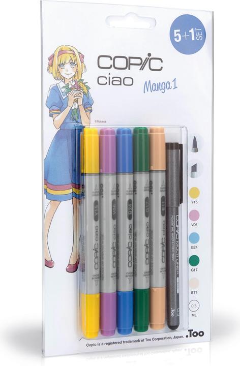 Actual product image Copic Ciao Manga 1 (6x)