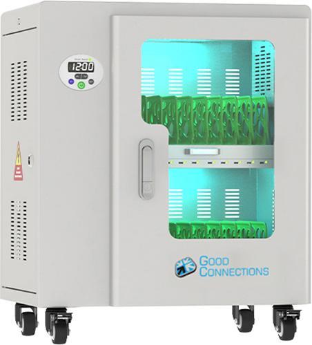 Good Connections GC ANTARES PRO T20C Chariot de chargement jusqu'à 11" USB-C 30W PD3.0 Désinfection UVC gris