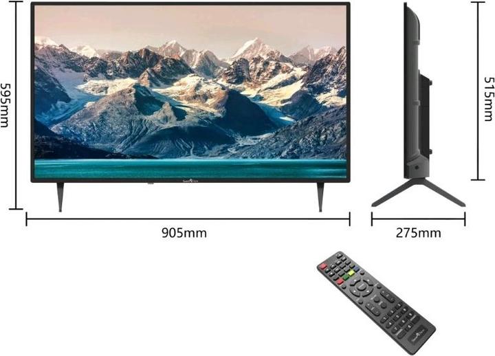 Actual product image SMART Technologies TV 40" SMARTECH FHD BONUS TV T2/C2S2 VGA HDMI (40", HN1, LED, Full HD, 2022)
