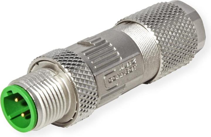 Actual product image Metz Connect BTR MNF881A115 Ethernet M12 field conf. connector straight