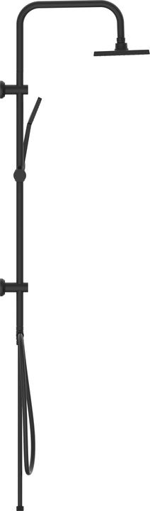 Image du produit Eisl Douche à effet pluie salle de bains EASY ENERGY Ensemble de douche suspendu noir mat Système de