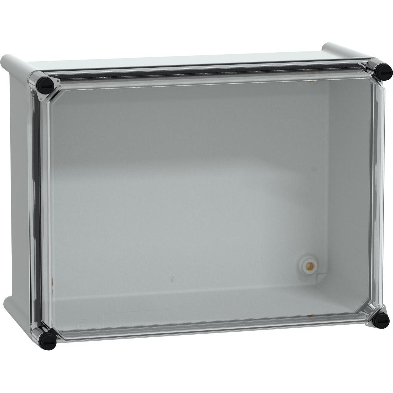 Schneider Electric Enclosure w/ Clear Cover 270x360x180mm (Gehäuse), Elektronikzubehör + Gehäuse, Transparent