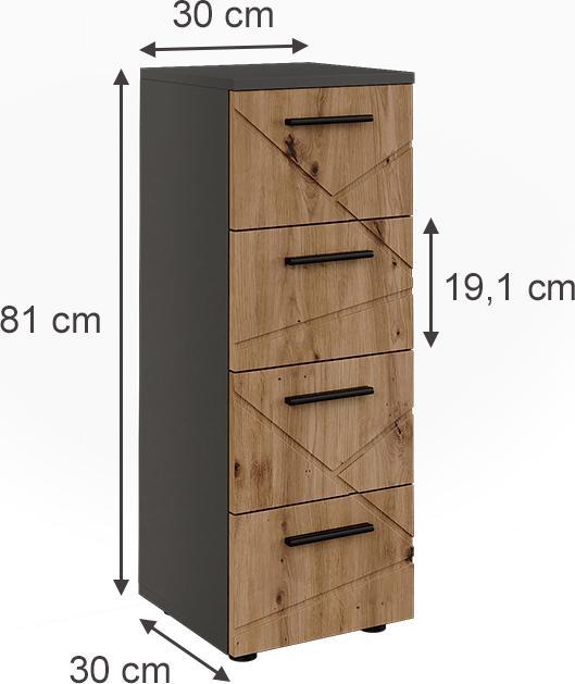 Produktbild Vicco Irma (30 x 30 x 81 cm)