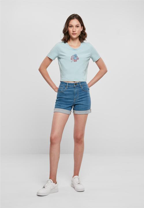Produktbild Merchcode Lilo & Stitch Sitting On Flower Cropped Tee - 193147 (S)