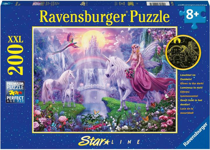 Image du produit Ravensburger La nuit de la licorne magique (200 pièces)