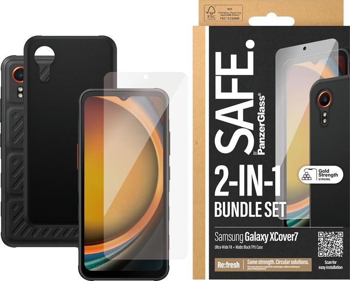 Actual product image Safe Bundle Glass + Case (1 pcs., Samsung Galaxy Xcover 5)