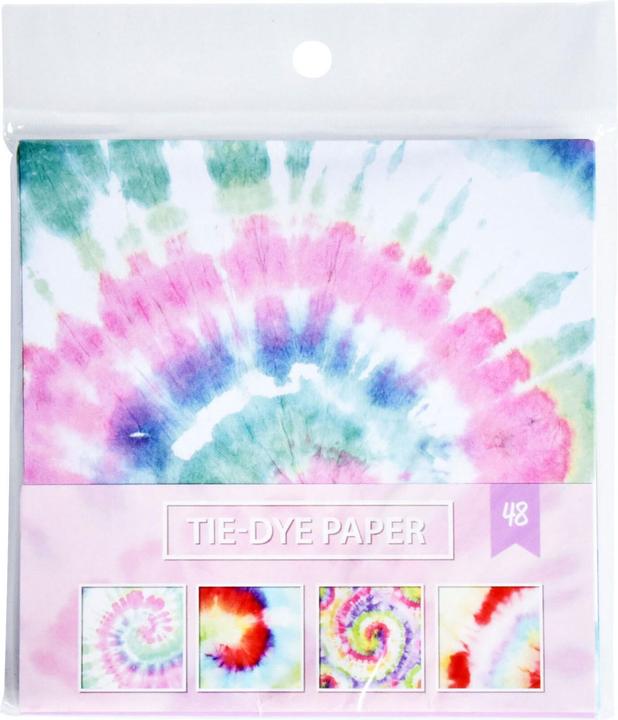 Actual product image Paper-coloured tie-dye design