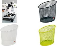 Produktbild Alba Stifteköcher MESHCUP V, aus Drahtmetall, grün rund, Durchmesser: 60 mm, Höhe: 105 mm, erlaubt eine