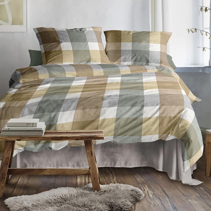 Produktbild Irisette Edel-Feinbiber Bettwäsche Koala gold 8622 (Bettwäsche Set, 135x200 cm + 80x80 cm)