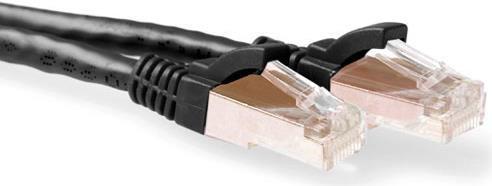 ACT 5m Cat6a SSTP 5m Cat6a S/FTP (S-STP) Schwarz Netzwerkkabel (S/FTP, CAT6a, 5 m)