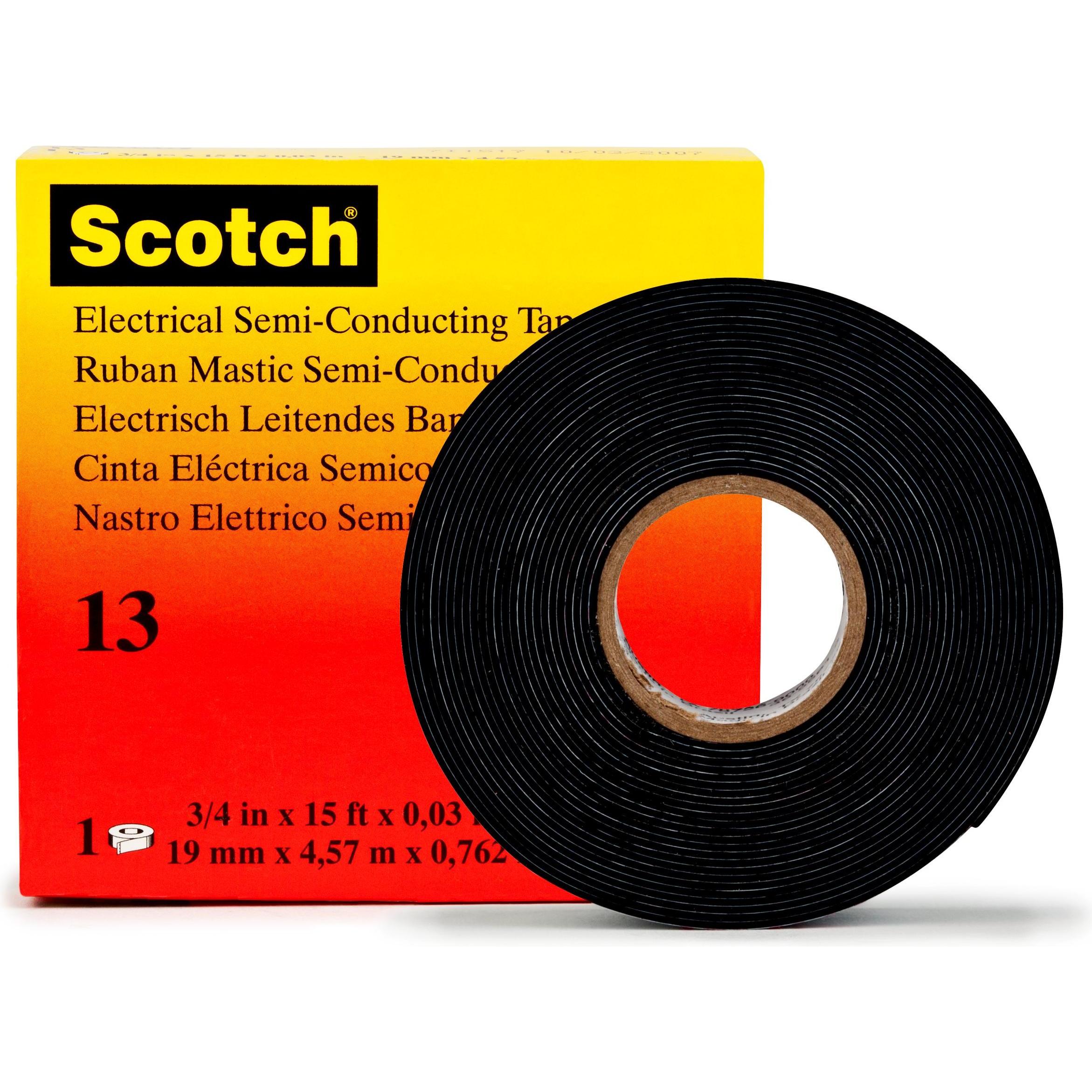 Thumbnail - 3M, Klebeband, Isolierband Scotch 13 Schwarz (19 mm)