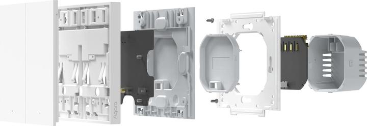Image du produit Aqara Interrupteur mural intelligent H1 Blanc avec neutre, simple bascule (Zigbee)