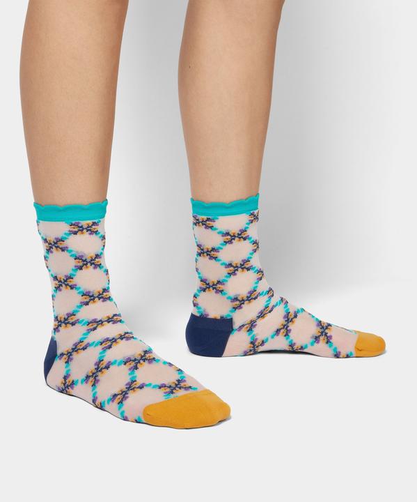 Actual product image DillySocks Flower Honeycombs (Single pack, 39 - 41)