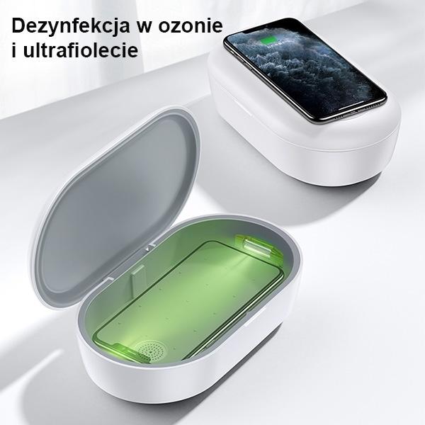 Image du produit Usams Sterylizator UV z ład. indukcyjną 10W biały/white ZB138XDJ01 (US-ZB138)