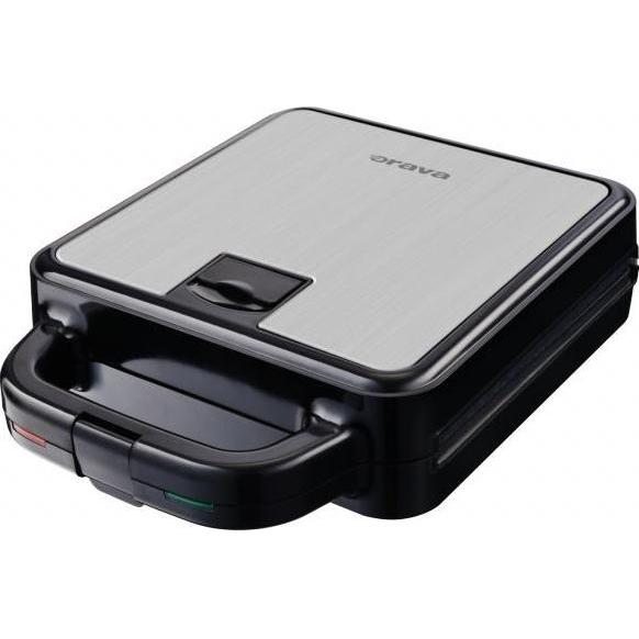 Orava ST-440 Silber / Sandwichmaker / 1400W, Griglia a contatto, Argento, Nero