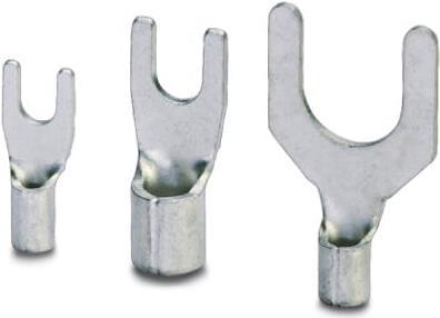 Produktbild Phoenix Contact Gabelkabelschuh 1.1 mm² 2.5 mm² Loch-Ø=3.2 mm Unisoliert Metall 3240142 100 St.