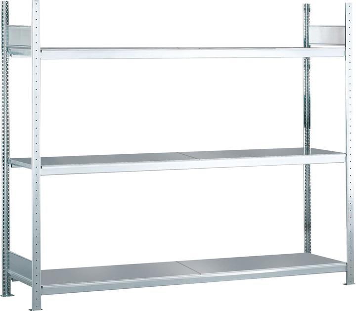 Produktbild Schulte Lagertechnik Weitspannregal, mit Stahlboden, Höhe 2000 mm
