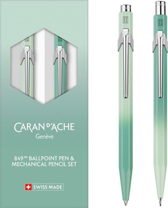 Immagine prodotto Caran d'Ache 849 Set Misty Forest Sonderedition (Dal verde pastello al verde salvia, 2 x)
