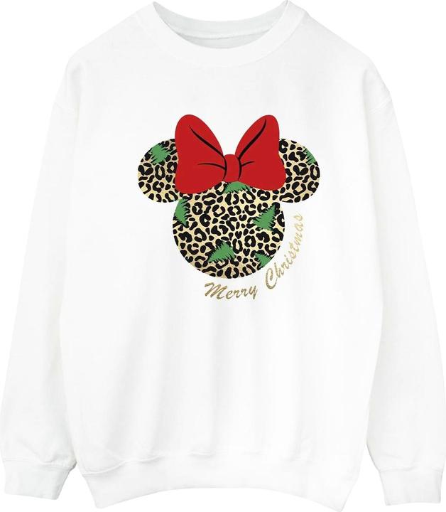 Immagine prodotto Disney Minnie Mouse Leopard Christmas Felpa Uomo (L)