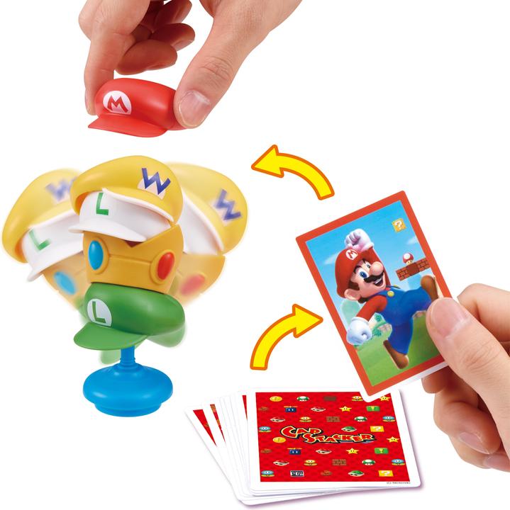 Actual product image Epoch Super Mario Cap Stacker (German)