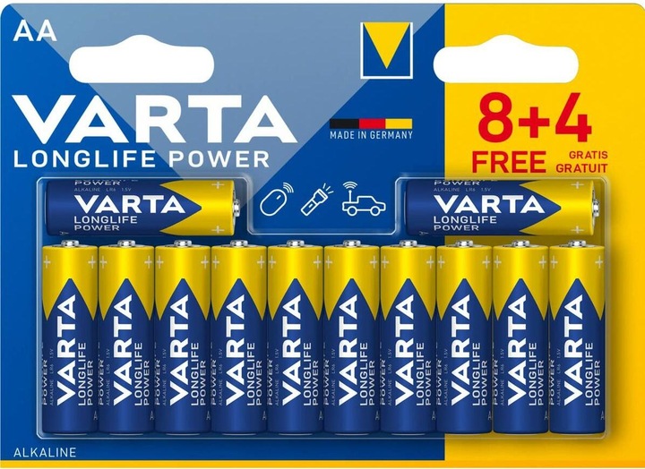 Varta High Energy (12 pcs., AA, 2960 mAh)