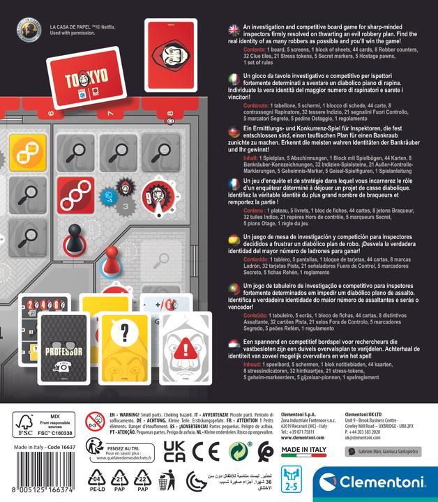 Produktbild Clementoni La Casa del Papel DFI (Italienisch)