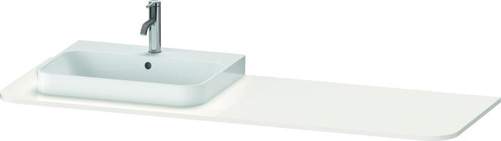 Produktbild Duravit Happy D.2 Plus Konsole HP031H, 1600x550 mm, 1 Auschnitt links, für Waschtischunterbau HP493