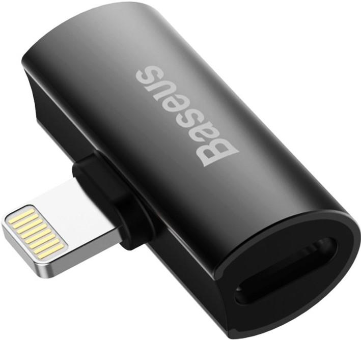 Actual product image PhoneLook Baseus adaptateur audio converter L46 double Lightning 2x (iPhone) (Transmitter & Receiver)