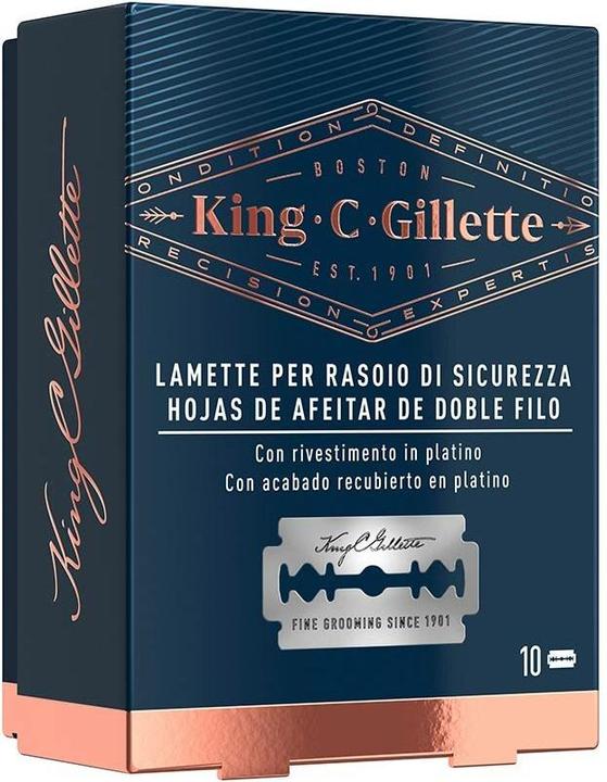Produktbild Gillette KING double edge replacement blades x 10 uds (10 x)