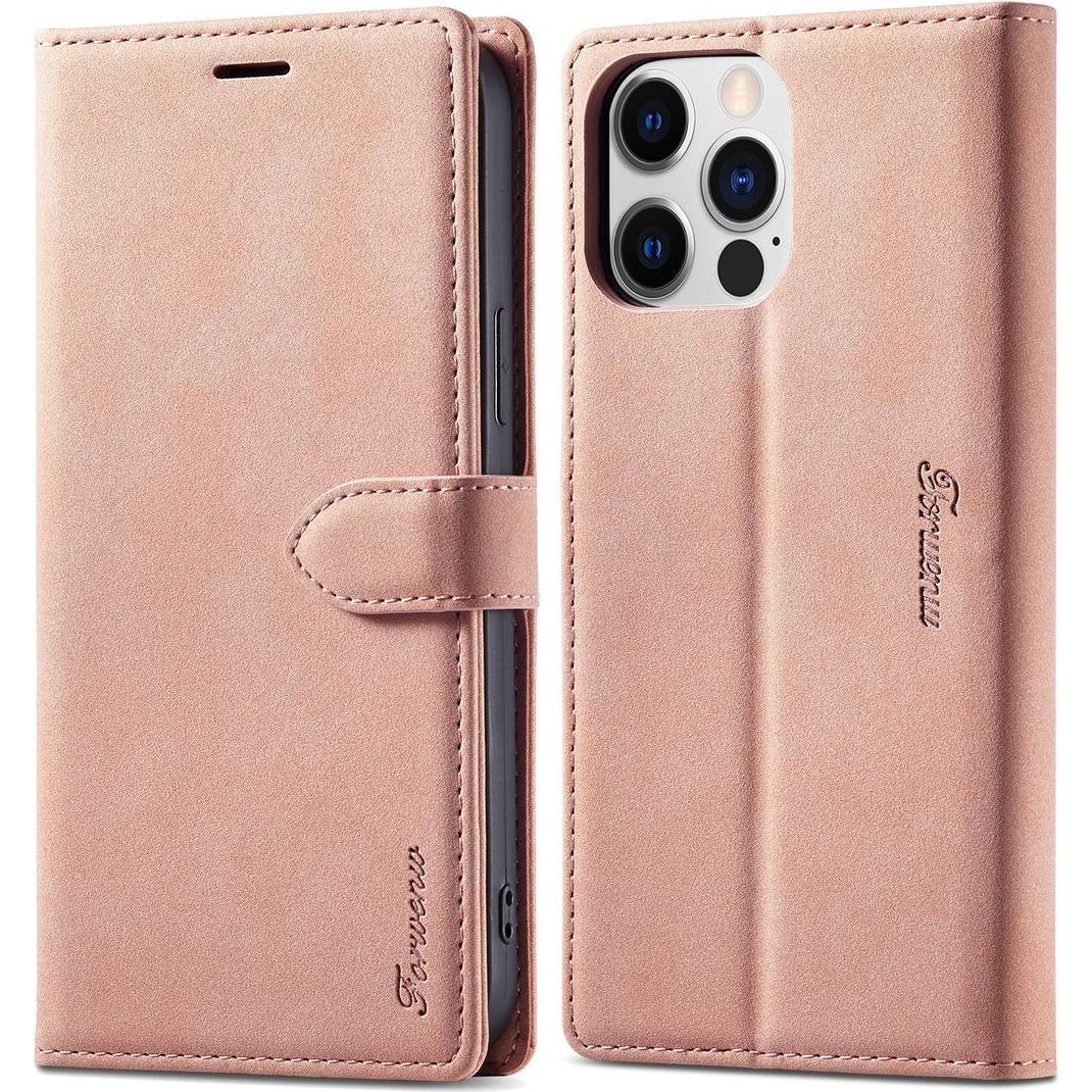 König Design Hülle Handy Schutz für Apple iPhone 14 Pro Plus Max Case Cover Tasche Wallet (Apple iPhone 14 Pro Max), Sma...