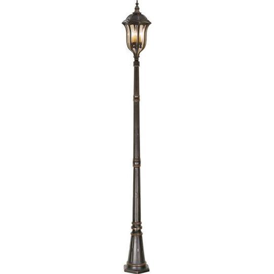 Thumbnail - Elstead Lighting, Stehlampe, Baton Rouge Aussen-Stehleuchte E14 4-fach Walnuss IP44 (E14)