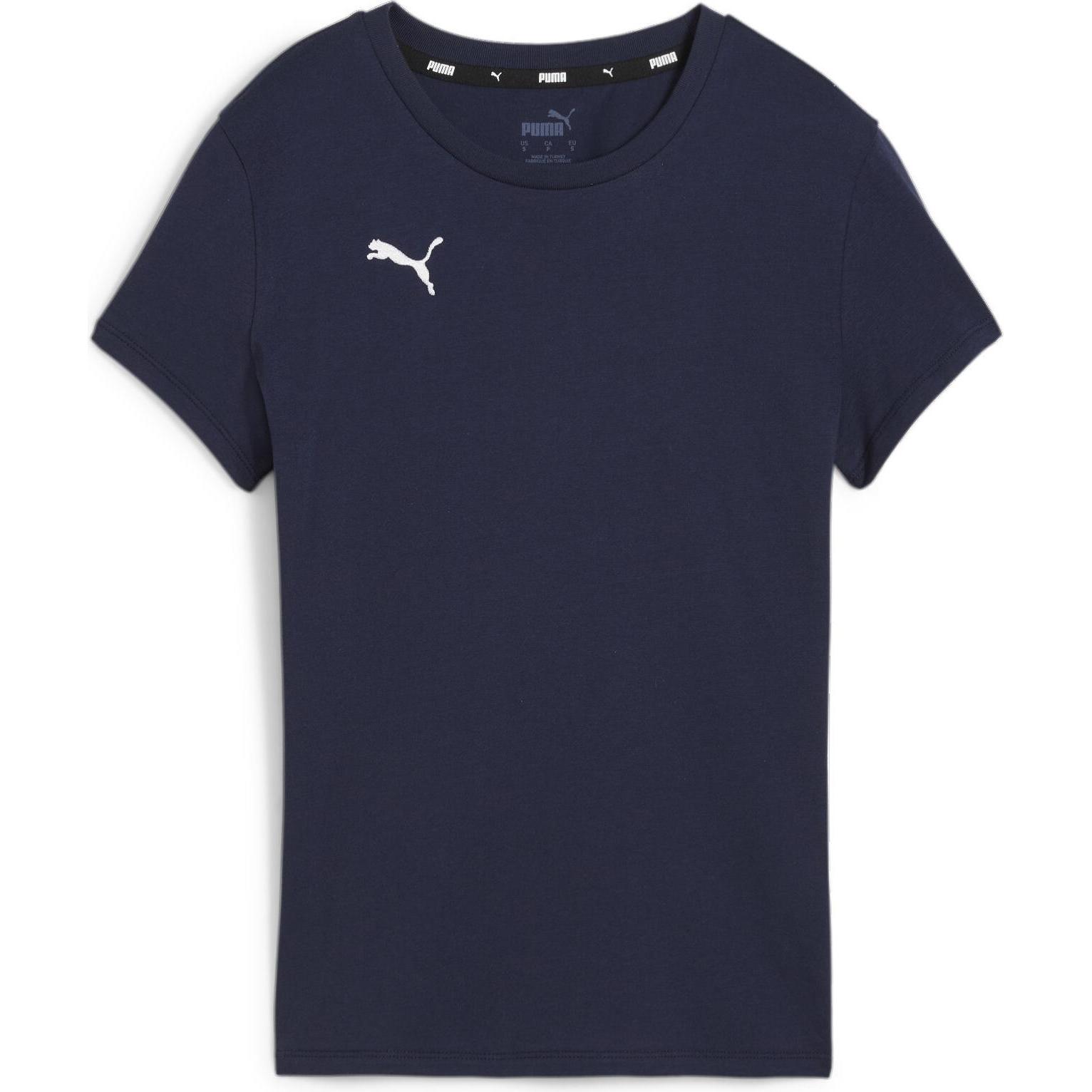 Puma, Damen, Sportshirt, teamGOAL Casuals Tee Wmn (XS), Blau, XS