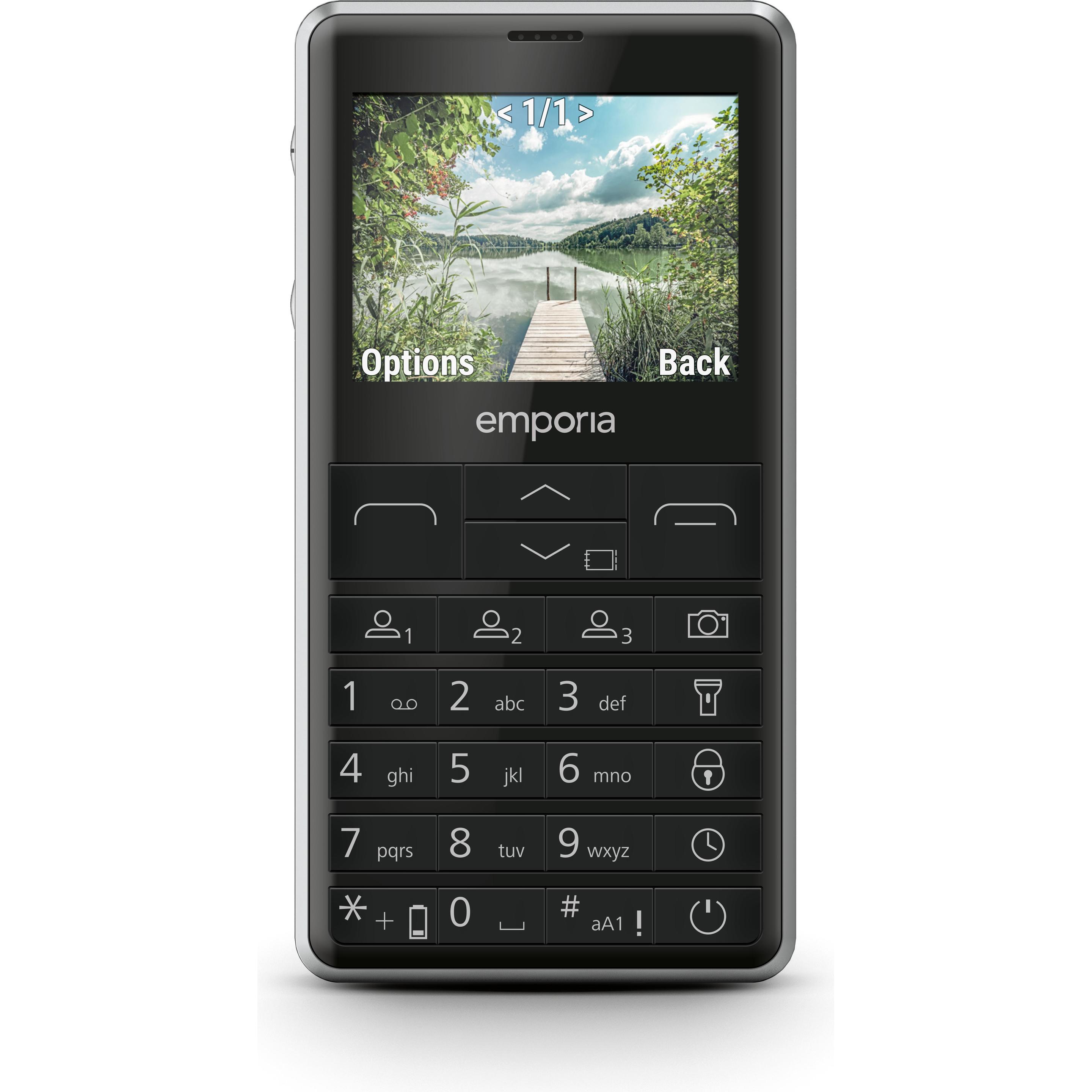 Emporia emporiaPRIME (2.31", 2 Mpx, 4G), Tastenhandy, Schwarz
