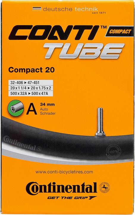 Actual product image Continental Compact Standard (Schrader (AV), 20", 34 mm)