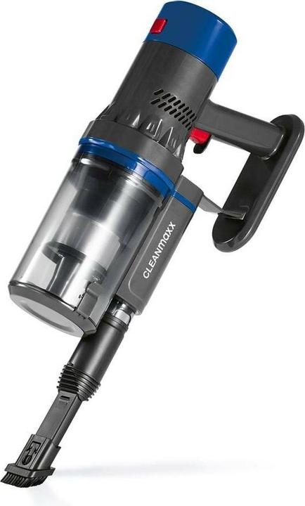 Produktbild CleanMaxx Akku-Hand- und Stielsauger Grau / Blau, Fassungsvermögen