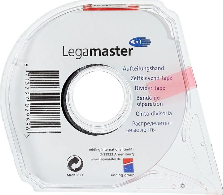 Image du produit Legamaster Bande de séparation 2,5mm rouge